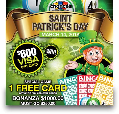 chances kelowna bingo.